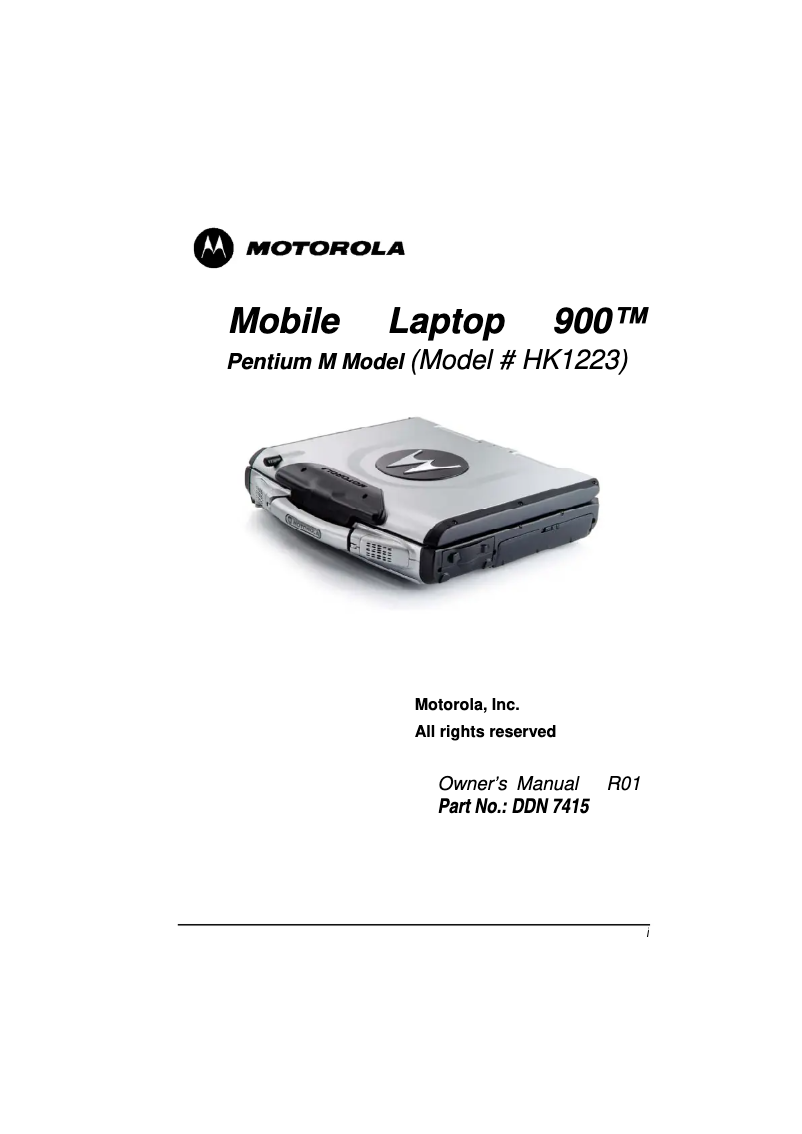 First page image of the manual for HK1358A