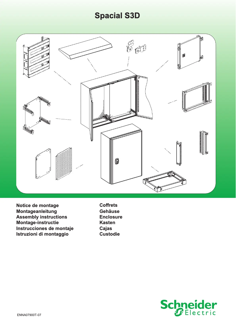 Page 1 of the manual User Manual Schneider NSYS3D6620P
