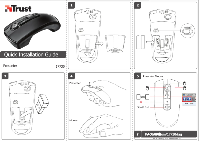 First page image of the manual for Convo