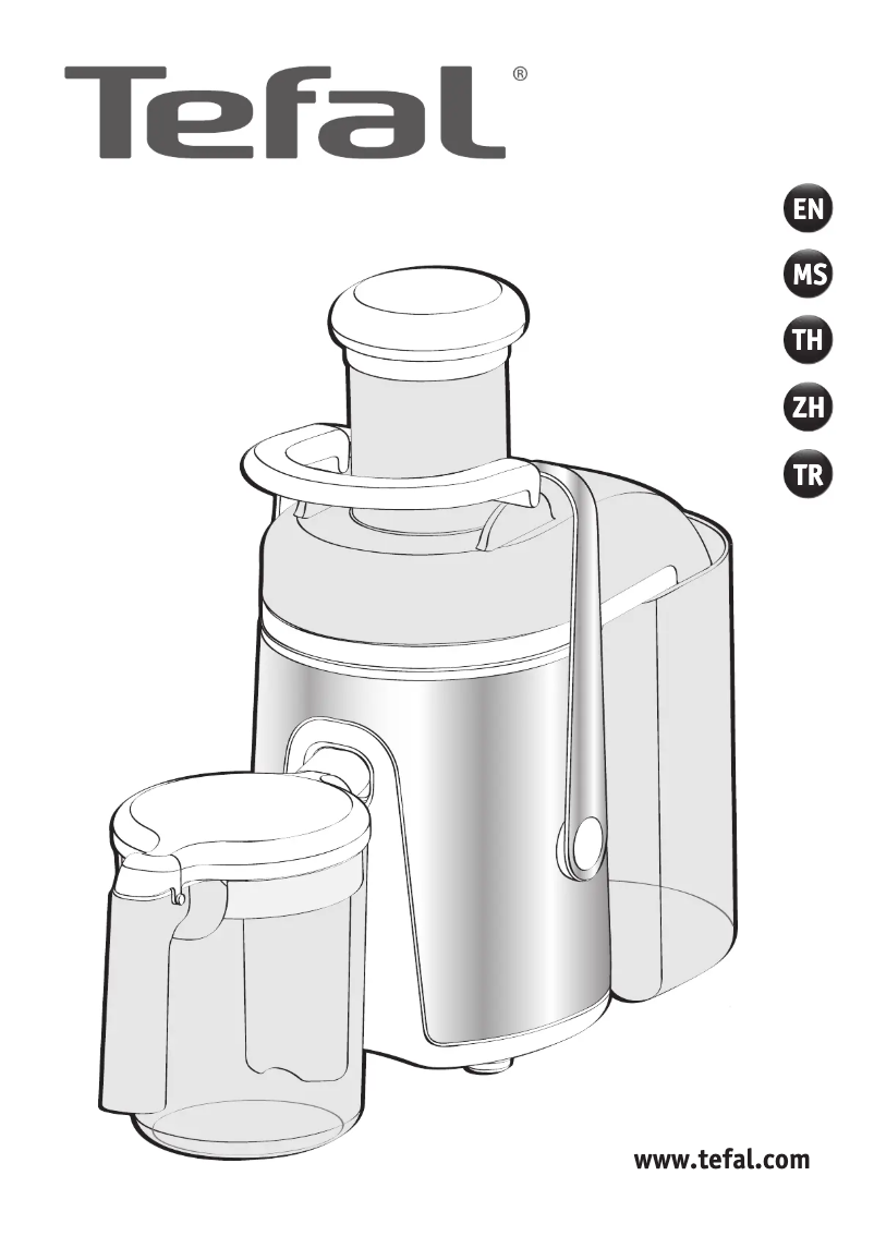 Page 1 of the manual User Manual Tefal Easy Fruit ZE585