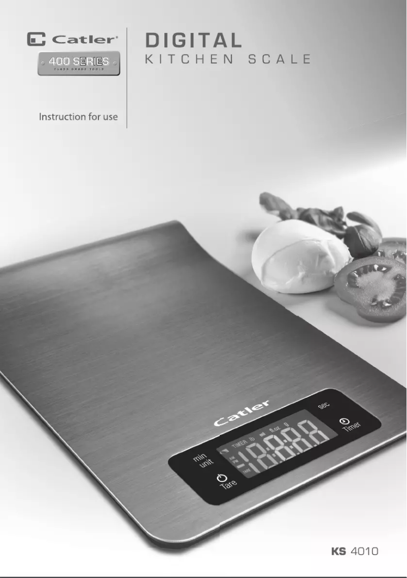 Page 1 of the manual User Manual Catler KS 4010