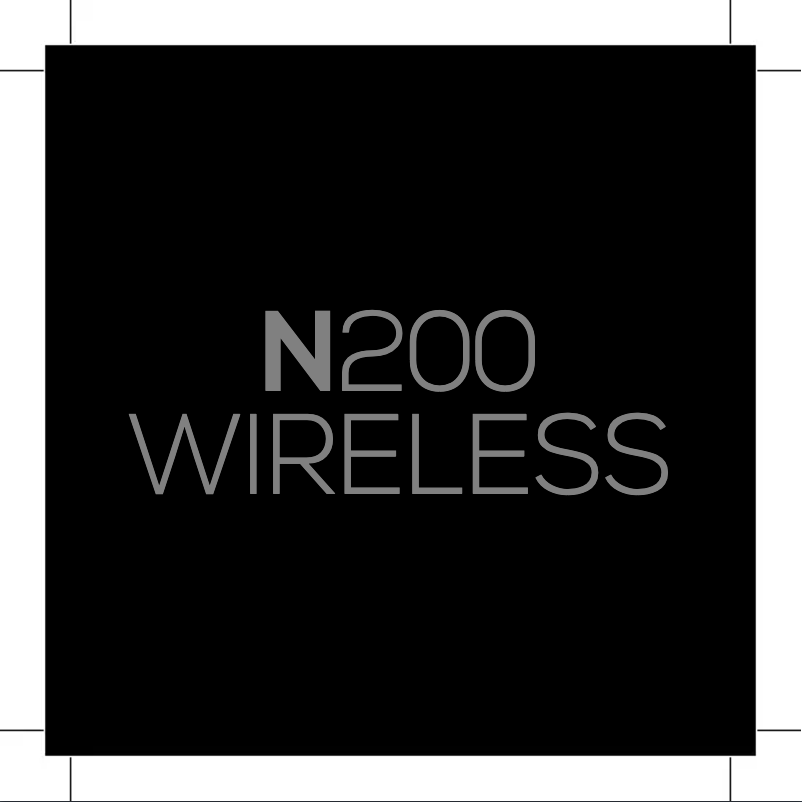 First page image of the manual for N200