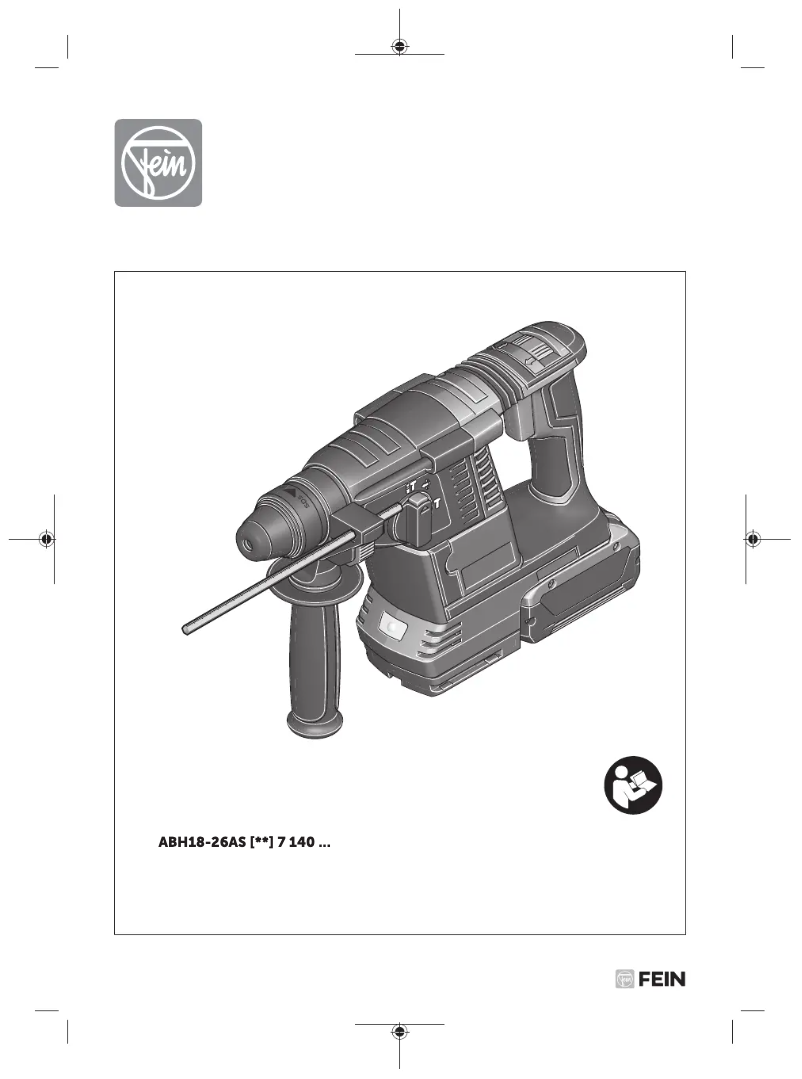 First page image of the manual for ABH18-26AS