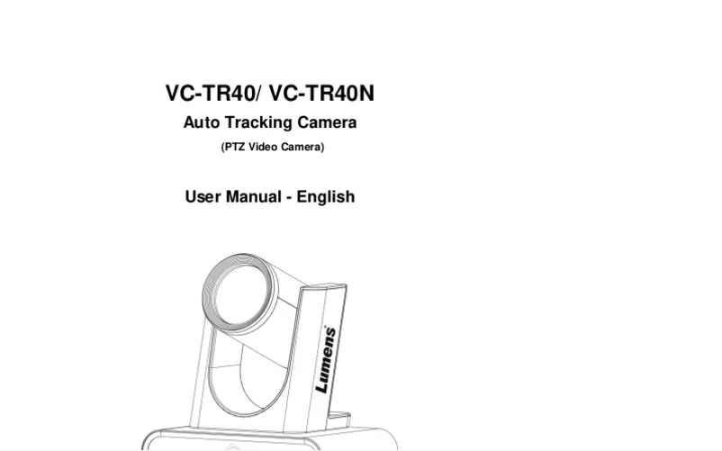 Page 1 of the manual User Manual Lumens VC-TR40N