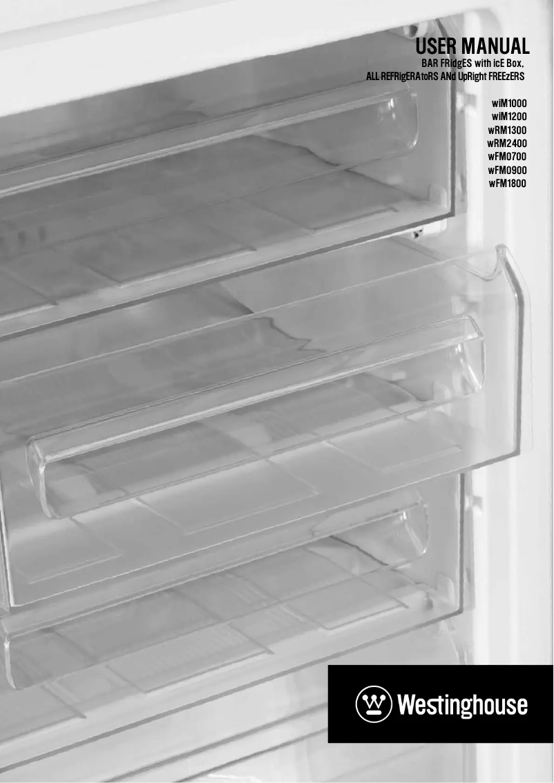 First page image of the manual for WRM2400