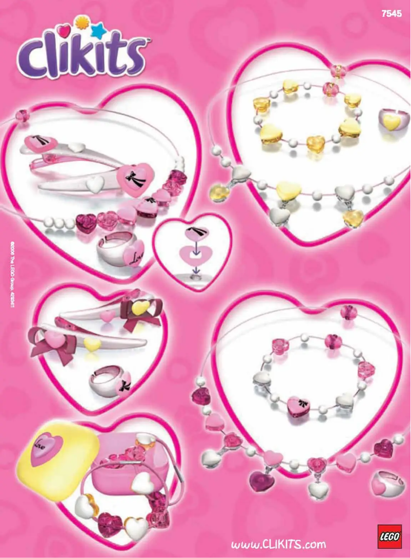 First page image of the manual for Pink & Pearls Jewels 'n' More