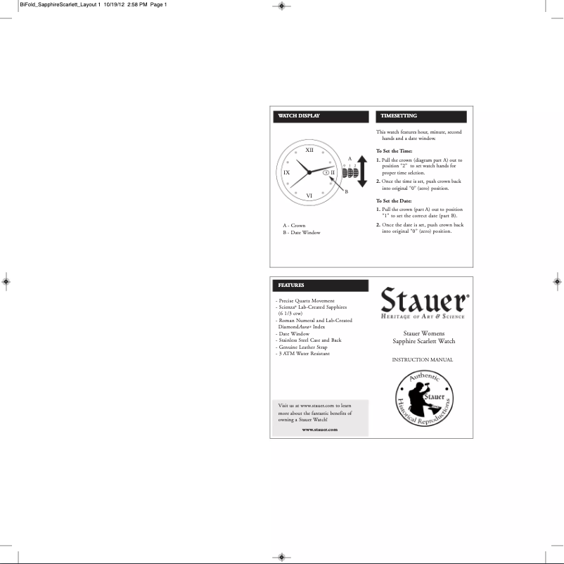 First page image of the manual for 23238