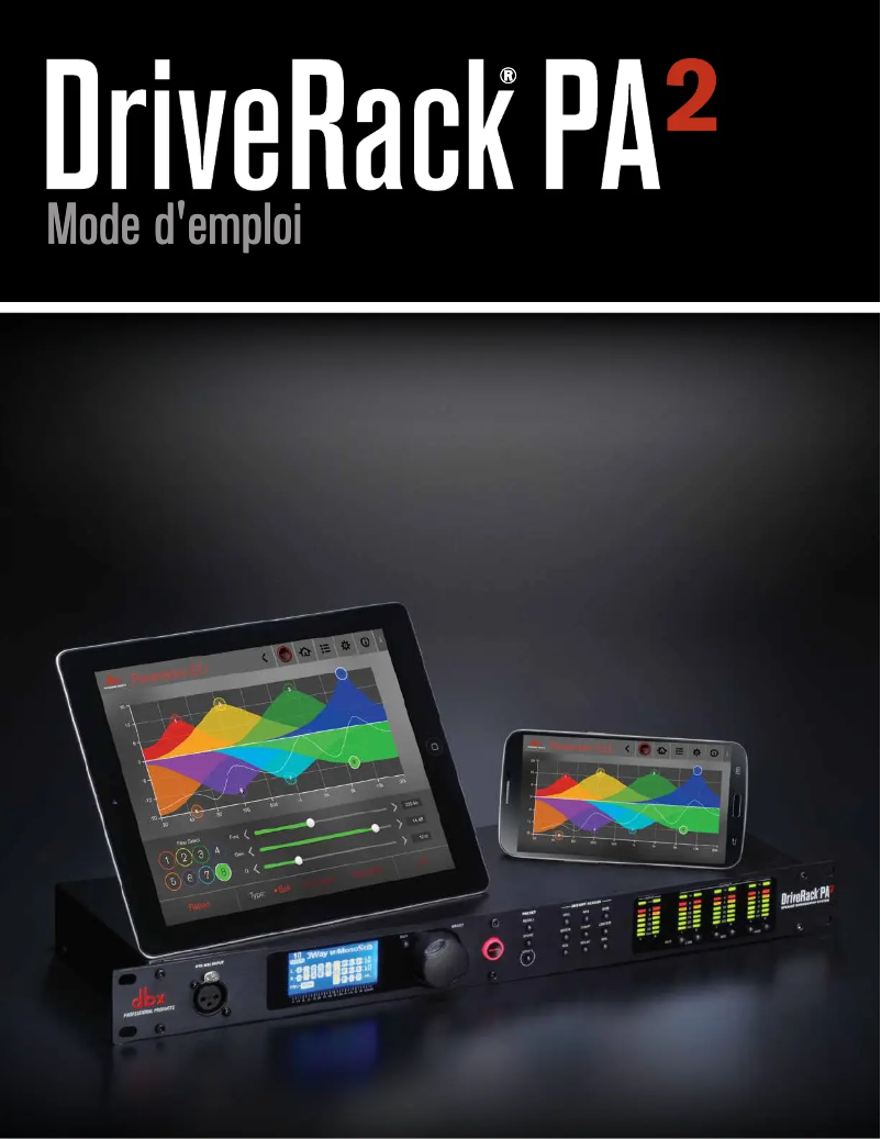 First page image of the manual for DriveRack PA2