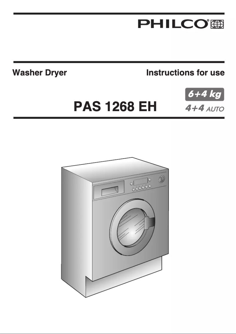 First page image of the manual for PAS 1268 EH