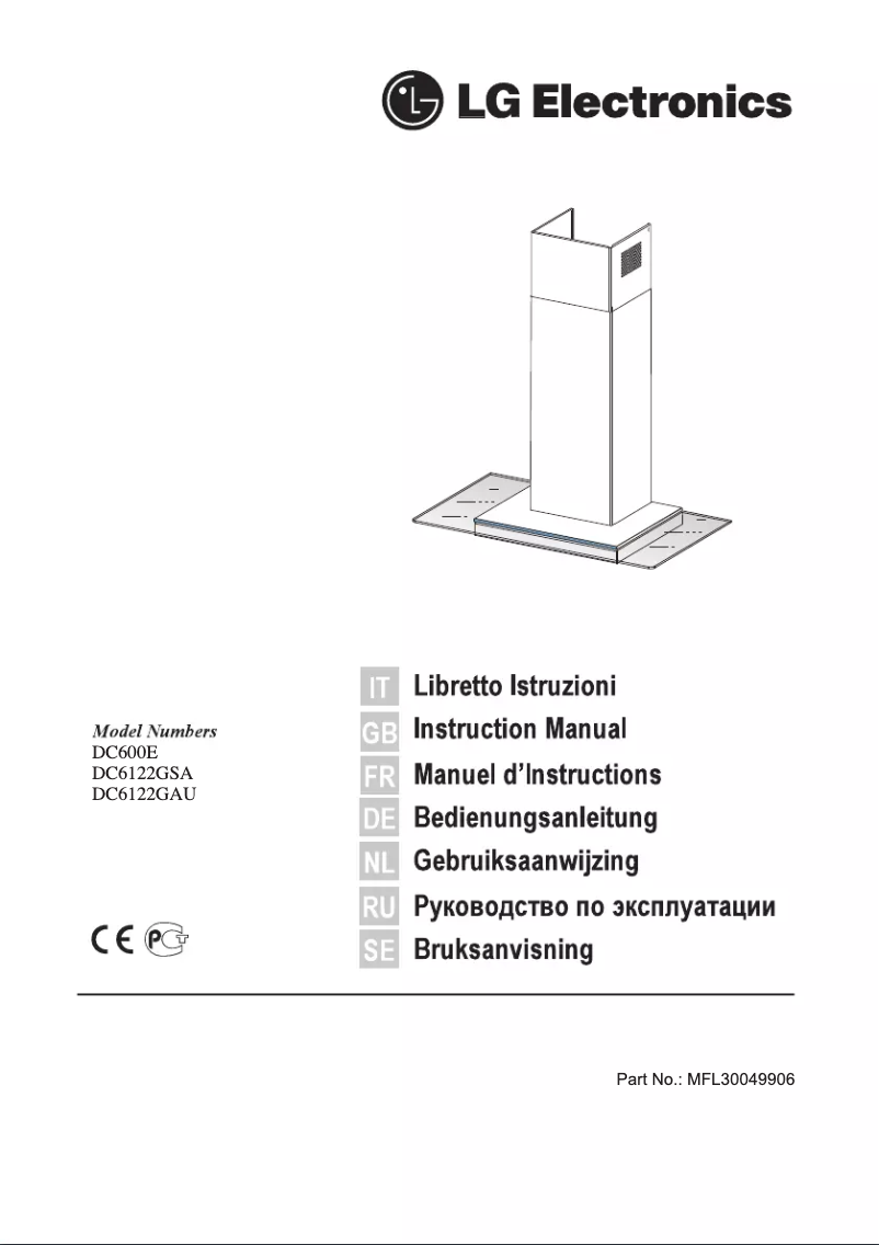 Page 1 of the manual User Manual LG DC6122G