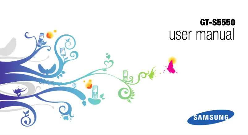 First page image of the manual for S5550