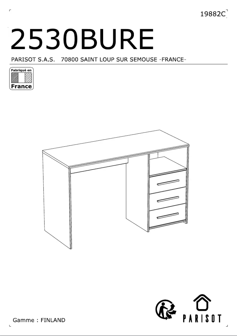 Image de la première page du manuel de l'appareil 2530BURE
