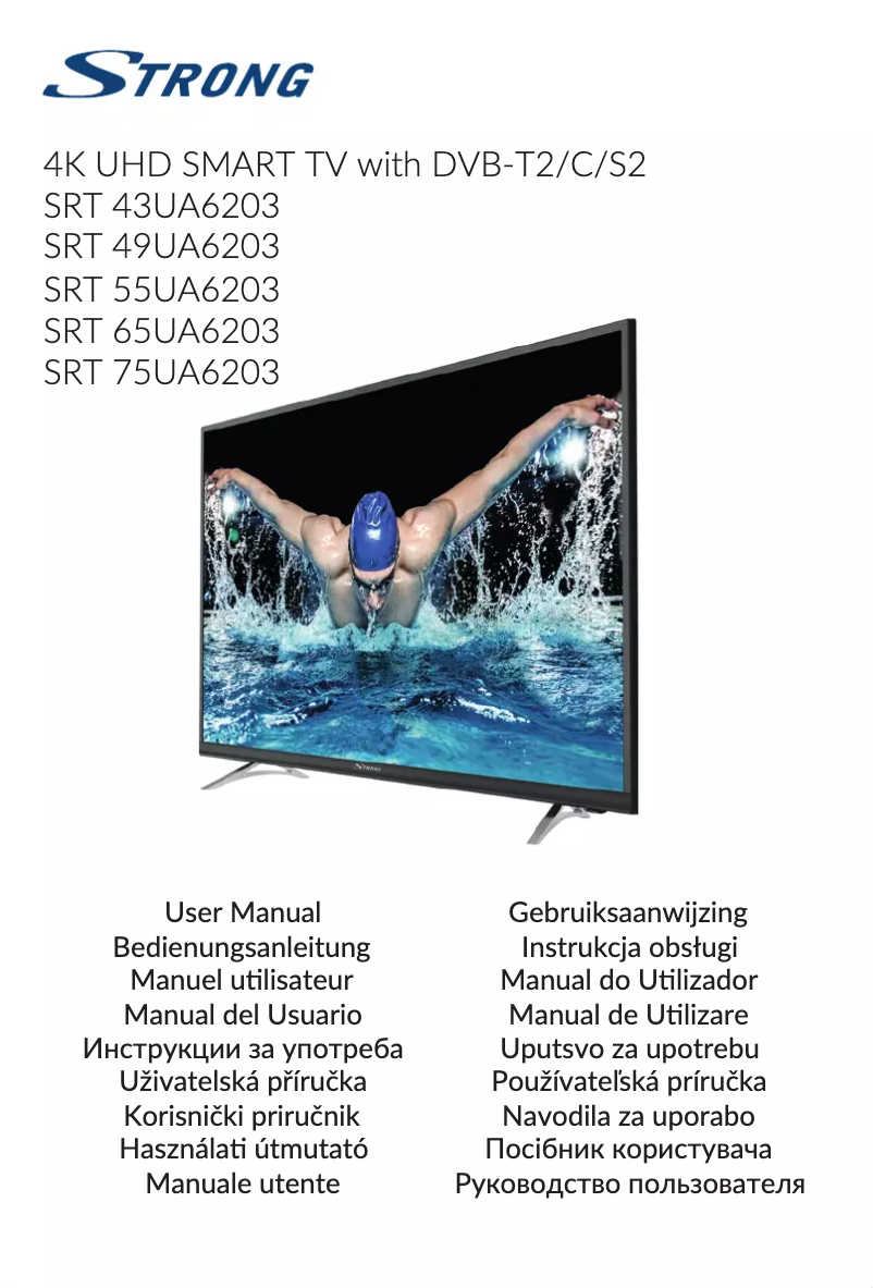 Page 1 of the manual User Manual Strong SRT 55UA6203