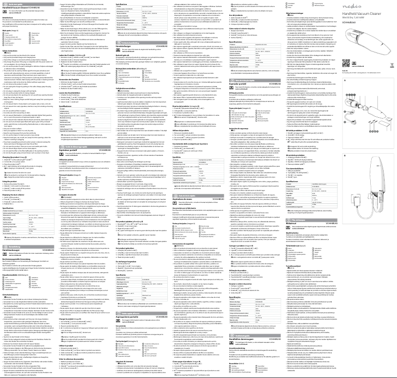 Page 1 of the manual User Manual Nedis VCHH4BU40