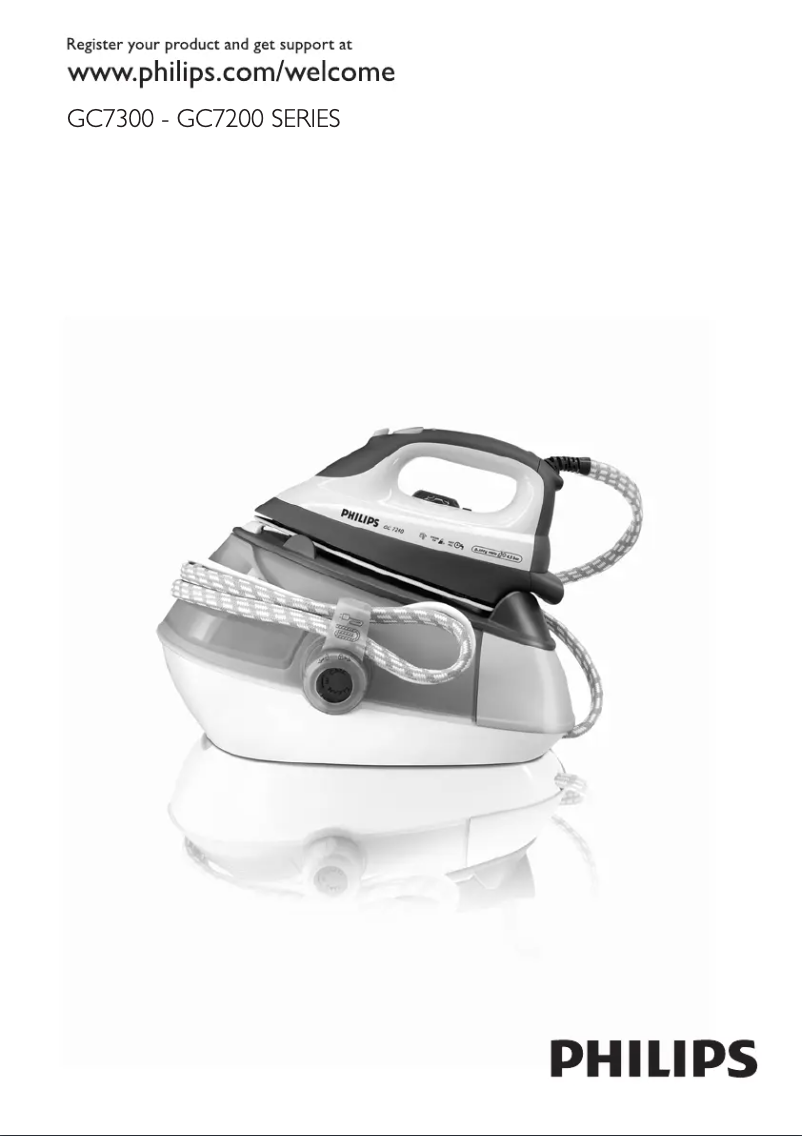 First page image of the manual for SteamGlide GC7220