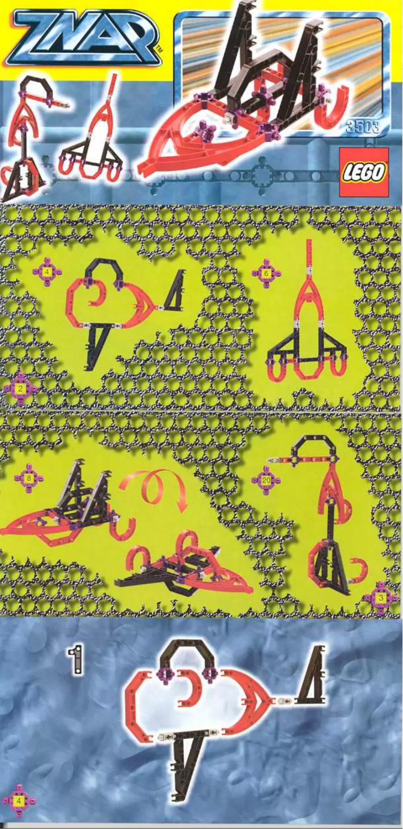 Page 1 of the manual User Manual Lego Znap 3503