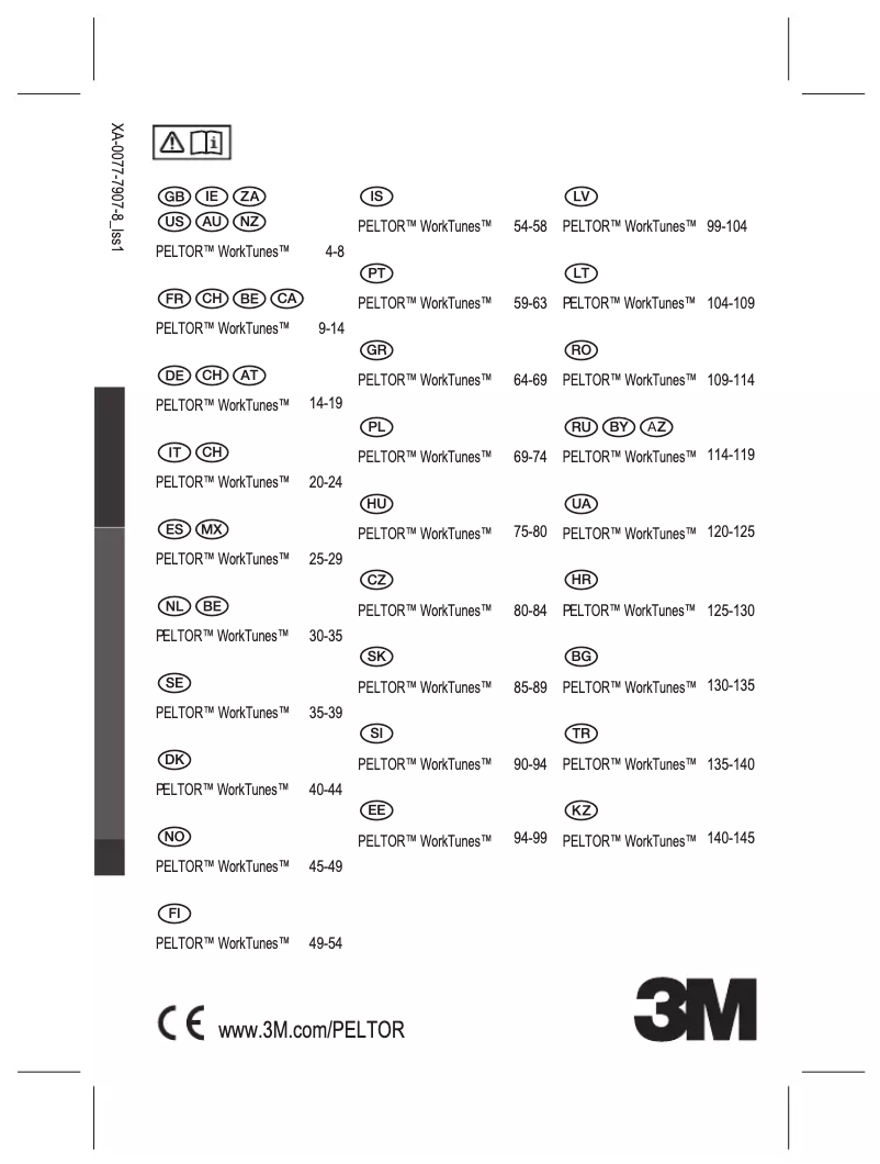 First page image of the manual for WorkTunes Pro
