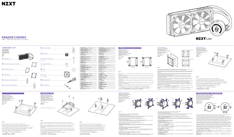 First page image of the manual for Kraken Z53