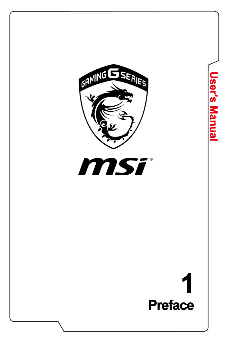 Page 1 of the manual User Manual MSI Wind Top 24 6QE-043EU
