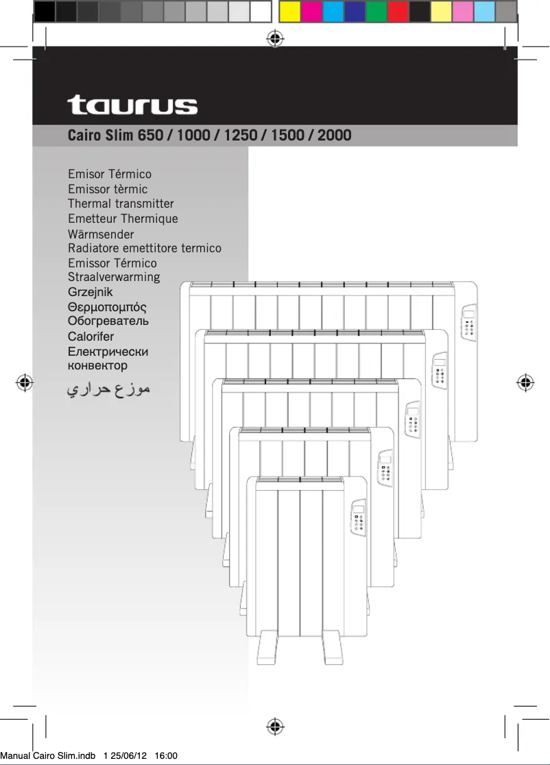 First page image of the manual for Cairo Slim 1000