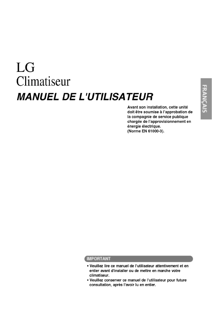 First page image of the manual for LS-H246TKA2