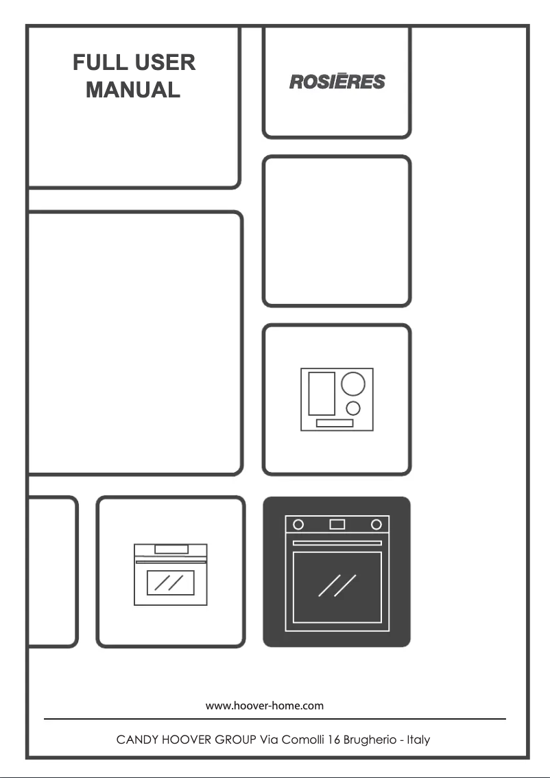 First page image of the manual for RO6 T5G3YTB