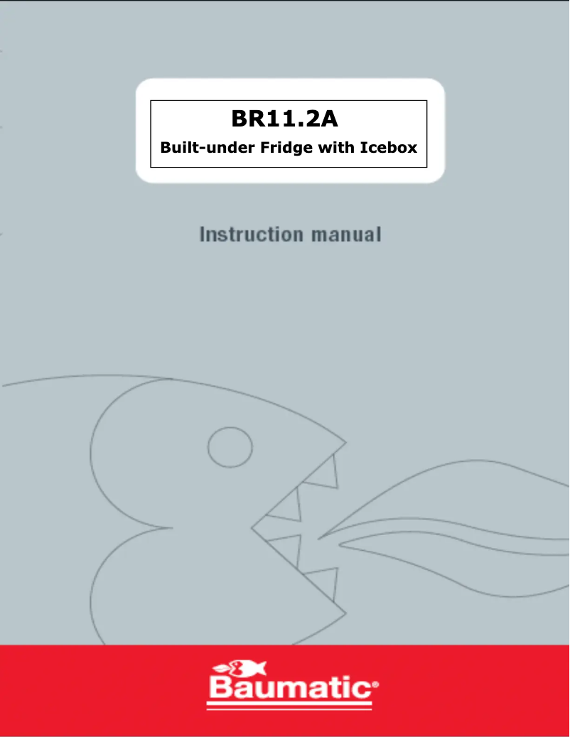 First page image of the manual for BR11.2A