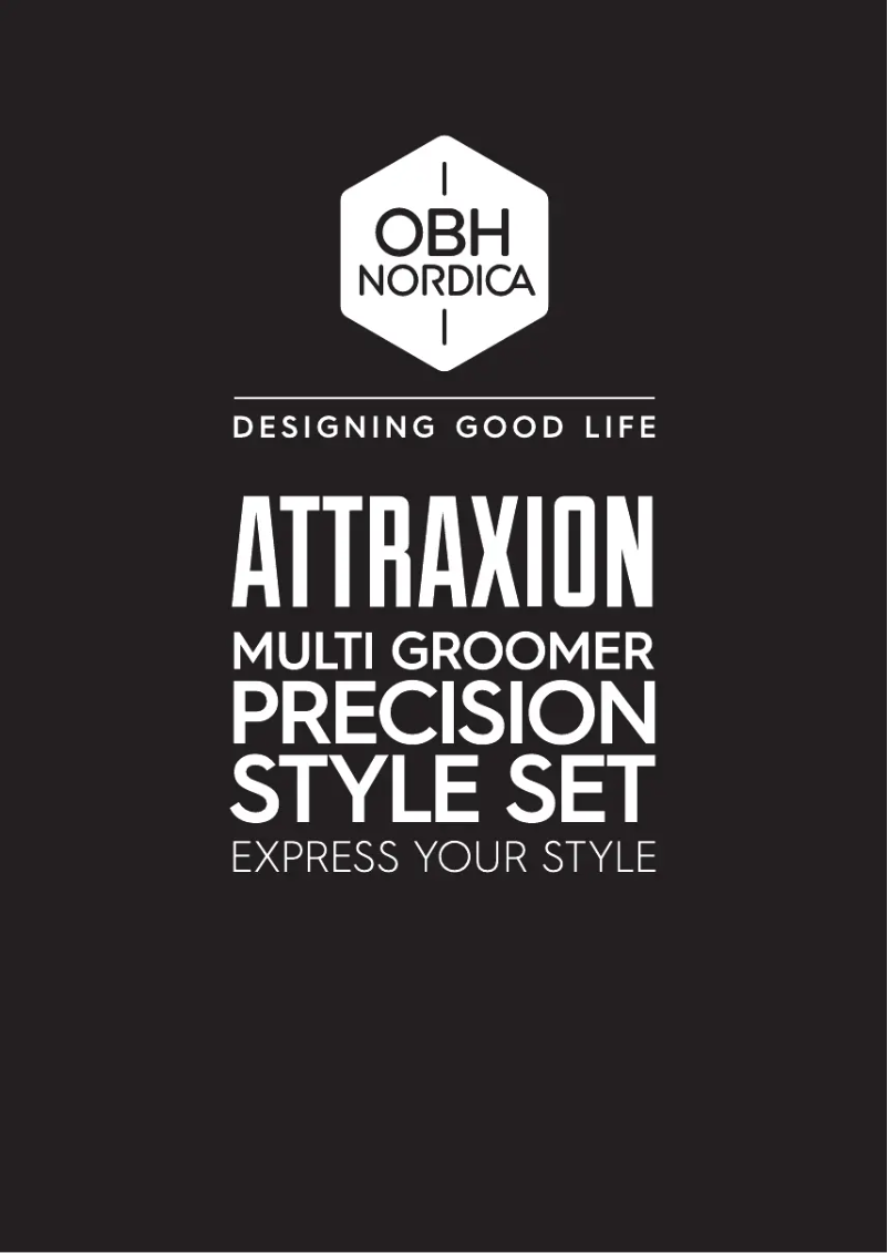 First page image of the manual for Attraxion Precision Style Set 5595