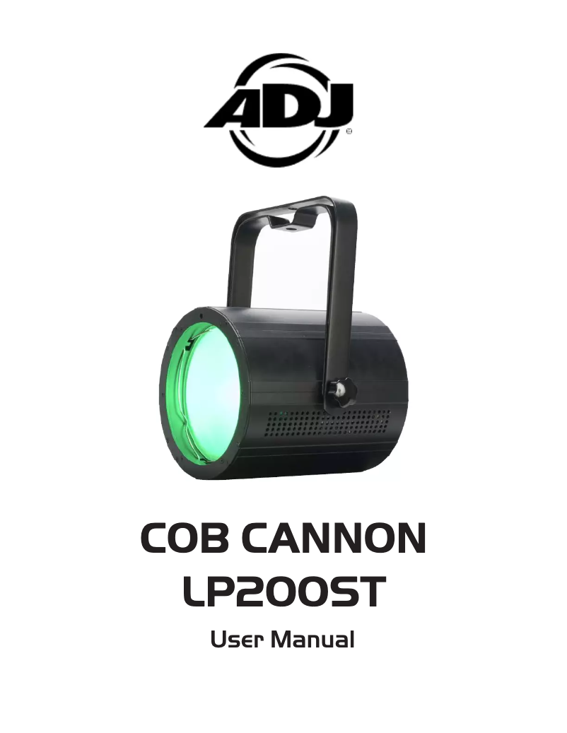 First page image of the manual for COB Cannon LP200ST