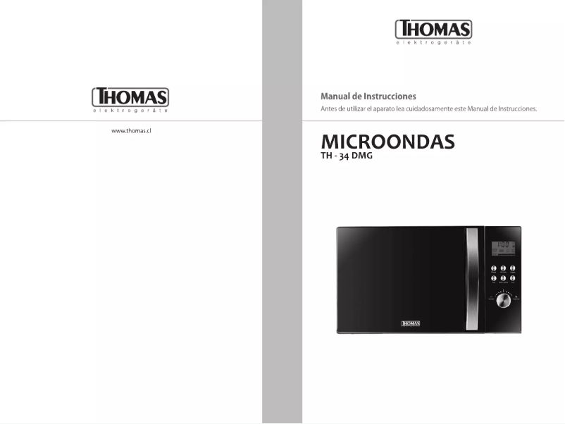 Page 1 of the manual User Manual Thomas TH-34DMG