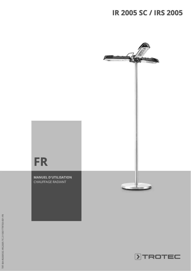 First page image of the manual for IRS 2005