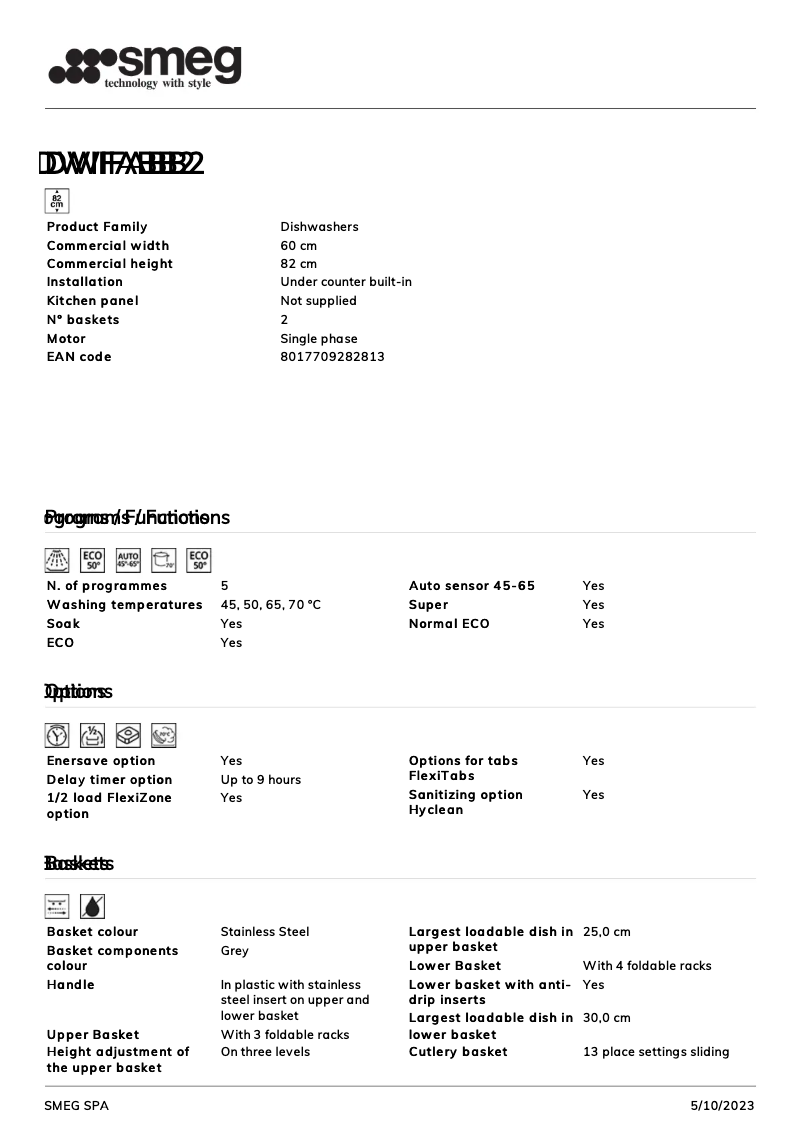 First page image of the manual for DWIFABB2