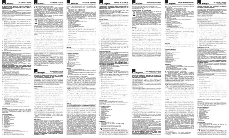 Page 1 of the manual User Manual Laica SB2400