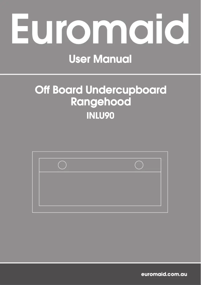 First page image of the manual for INLU90