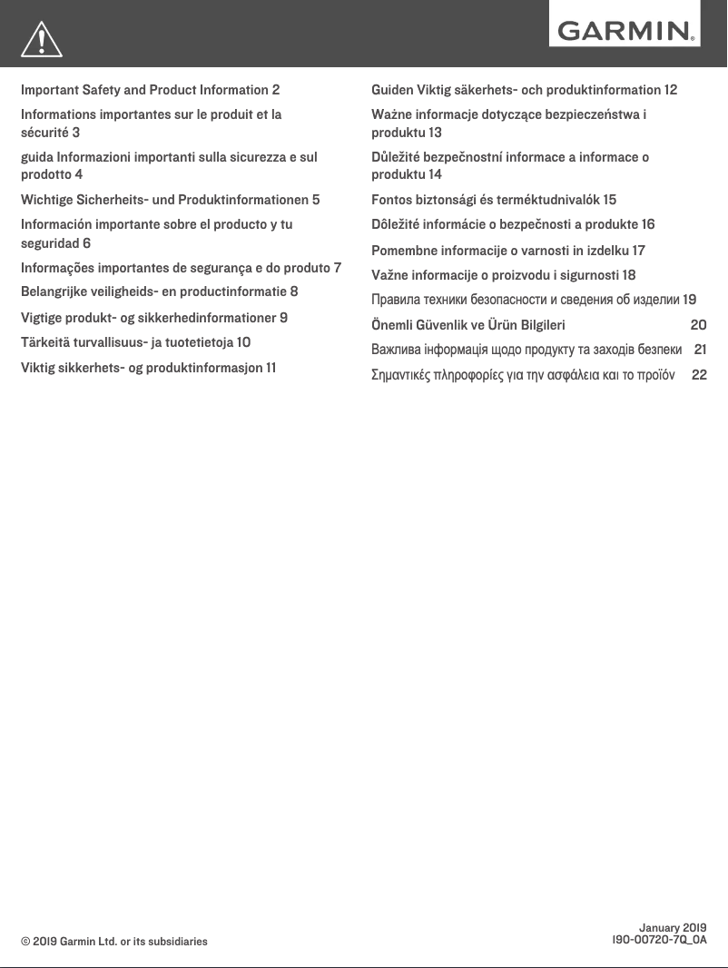 Image de la première page du manuel de l'appareil nuvi 55LMT