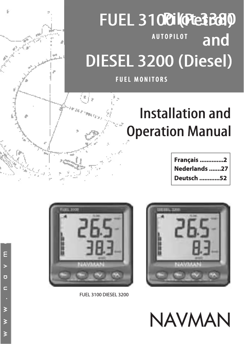 Page 1 of the manual User Manual Navman Fuel 3100