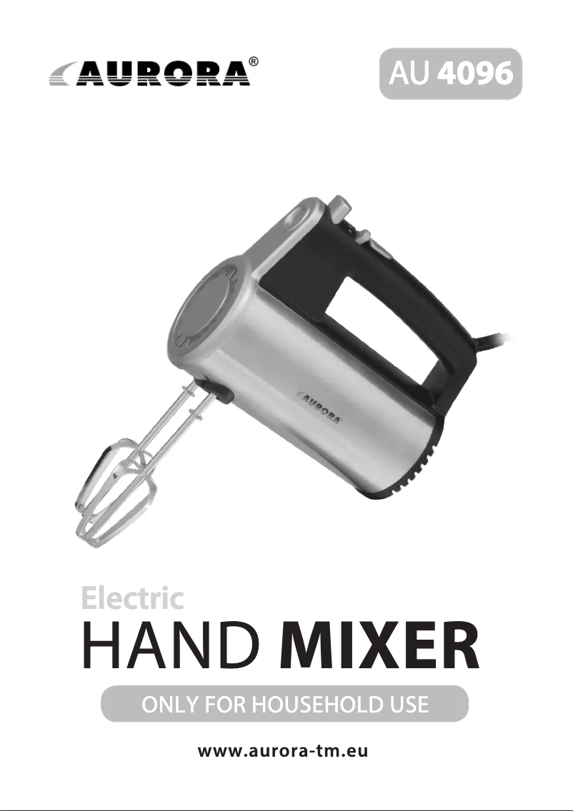 First page image of the manual for AU4096