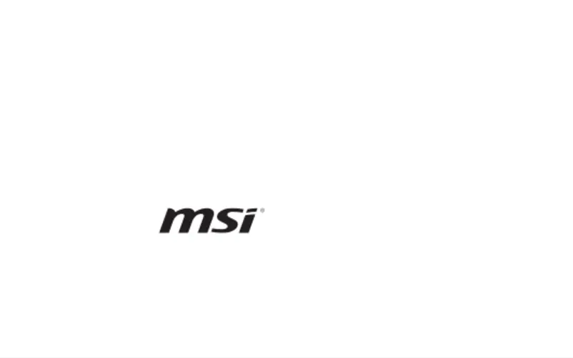 Page 1 of the manual User Manual MSI Pro MP271QP