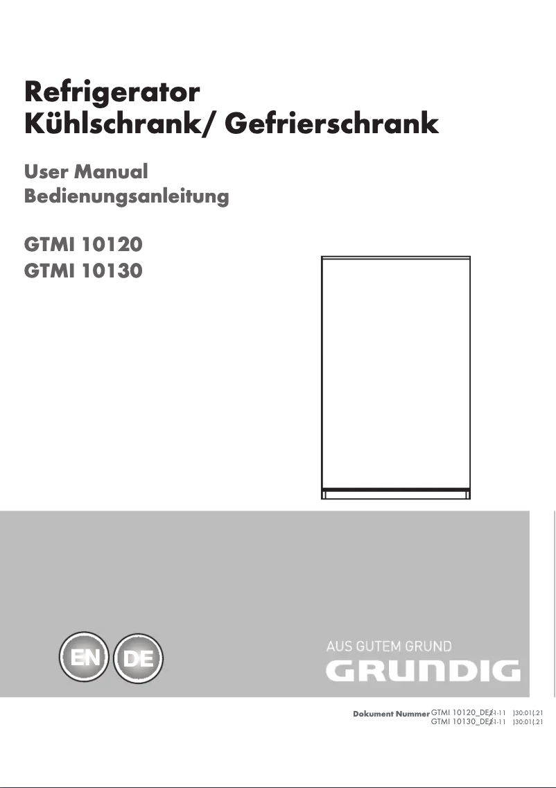 First page image of the manual for GTMI 10130