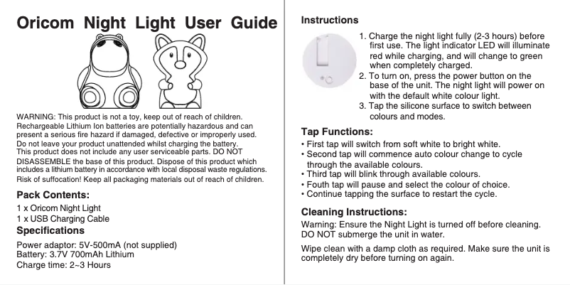 Image de la première page du manuel de l'appareil ONBF05