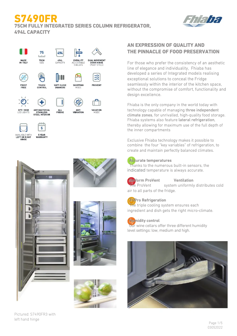 First page image of the manual for S7490FR3A