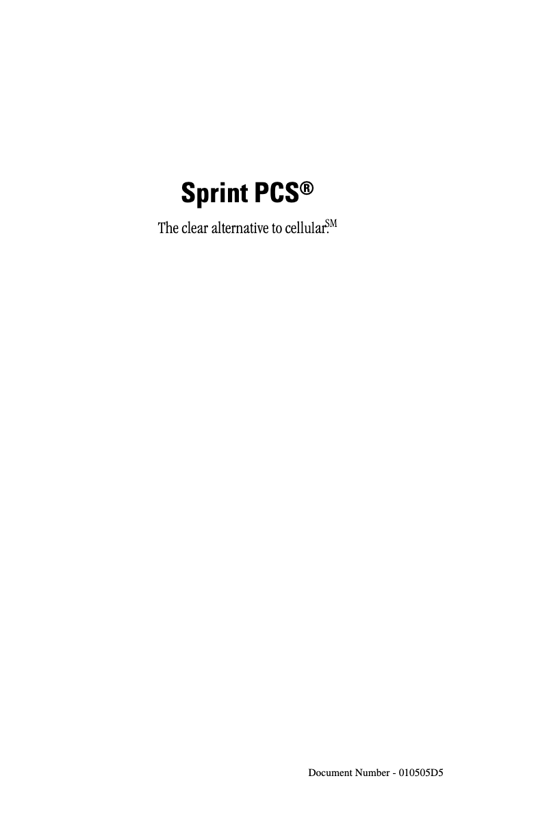 First page image of the manual for SPH-I300SS