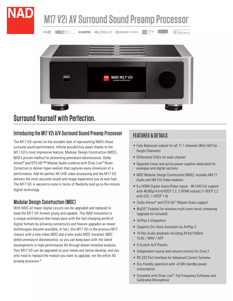 First page image of the manual for M17 V2i