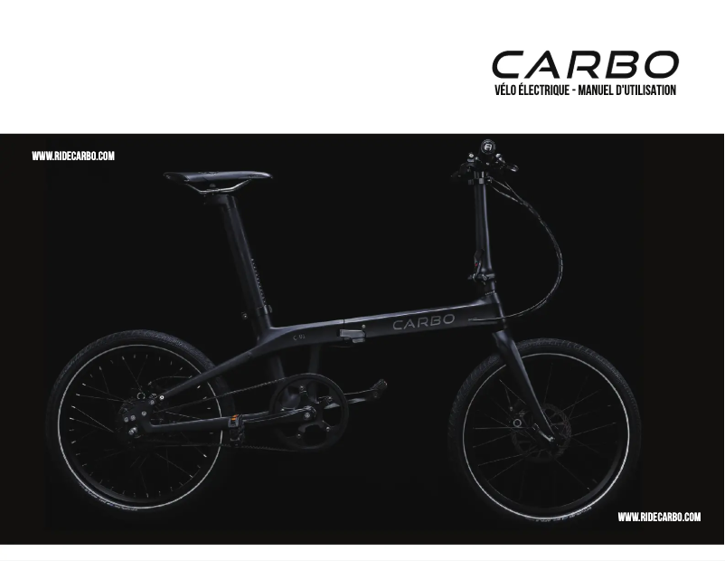 First page image of the manual for Model S