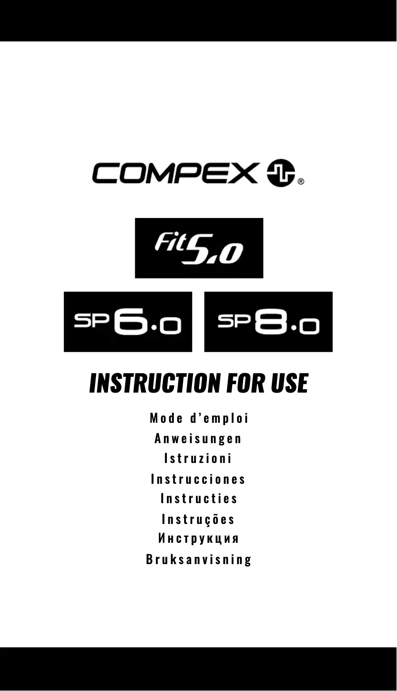 First page image of the manual for Fit 5.0