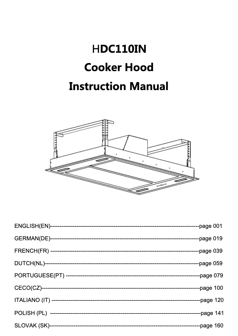 Page 1 of the manual User Manual Hoover HBG520S