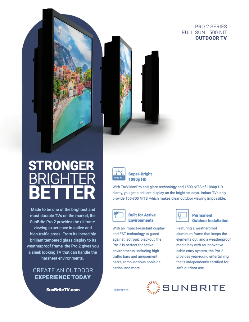 First page image of the manual for SB-P2-43-1K-BL