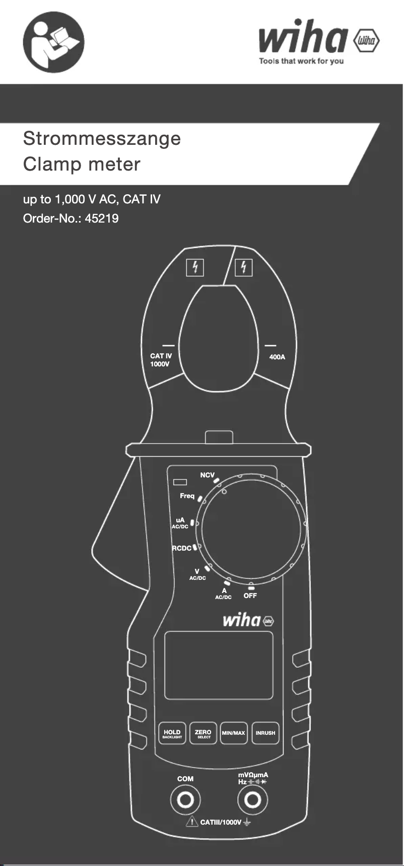 Page 1 of the manual User Manual Wiha 45219