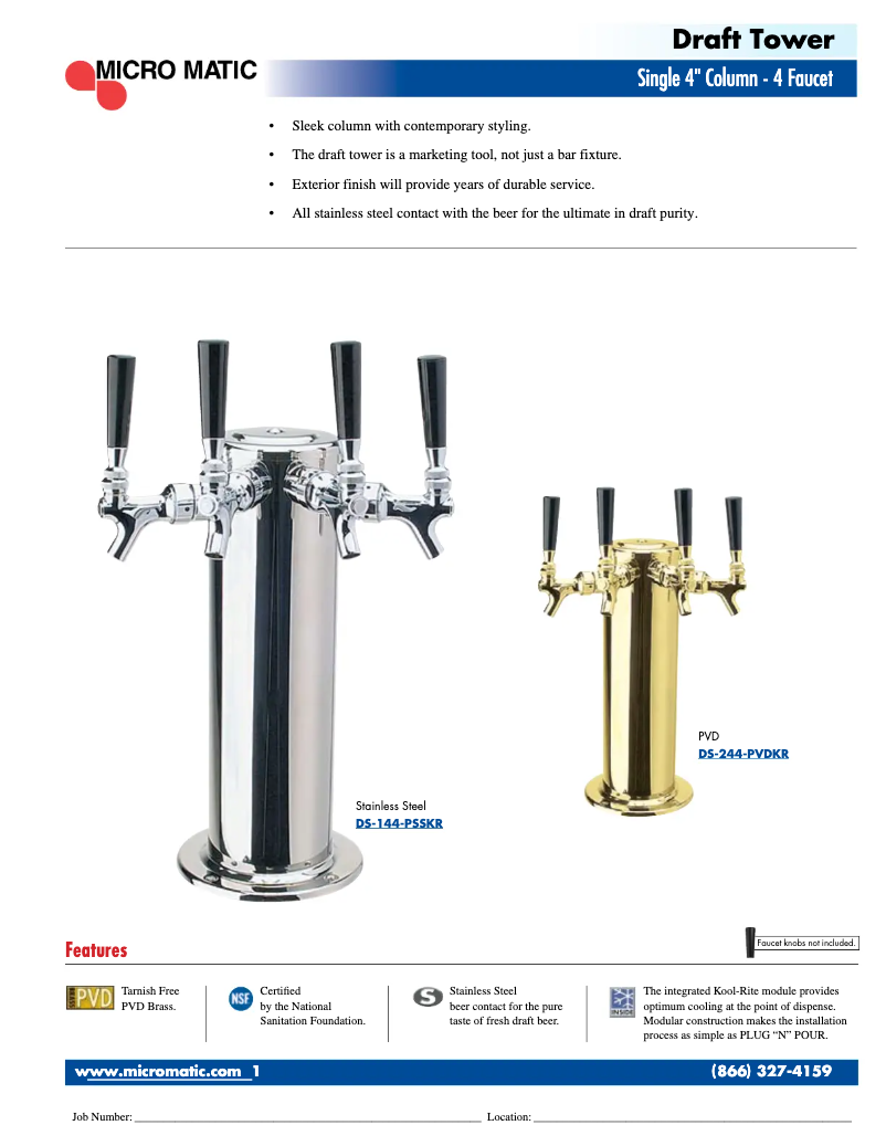First page image of the manual for DS-144-PSSKR