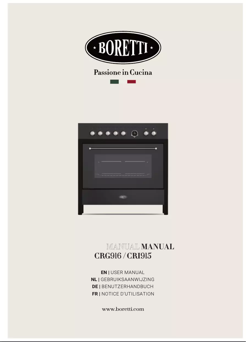 First page image of the manual for CRG916MAT